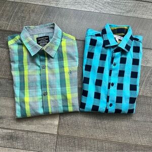 Boys Long Sleeve Shirts Lot of 2 Size 12/14